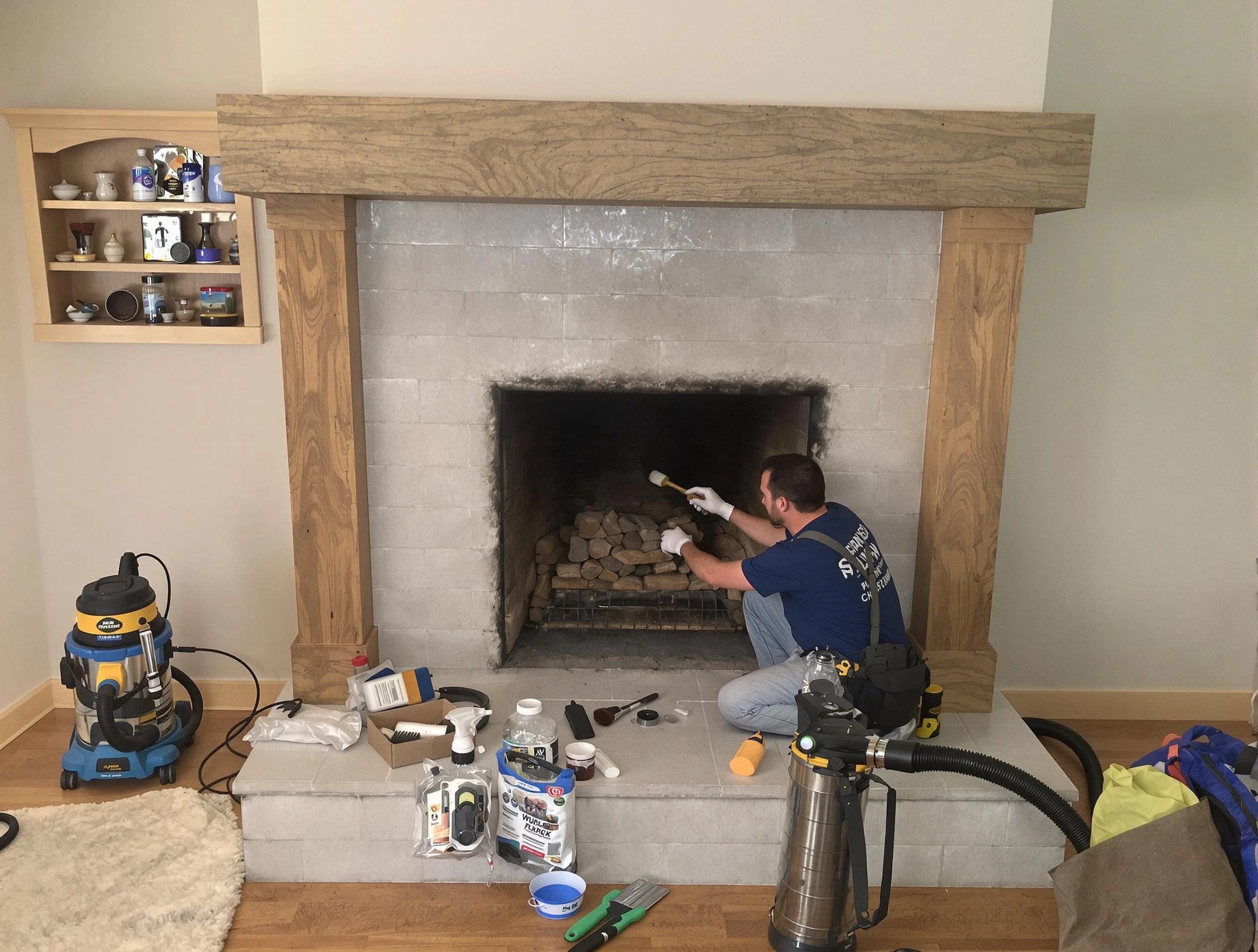 Detailed creosote removal process by West Haven Chimney Sweep in West Haven, UT