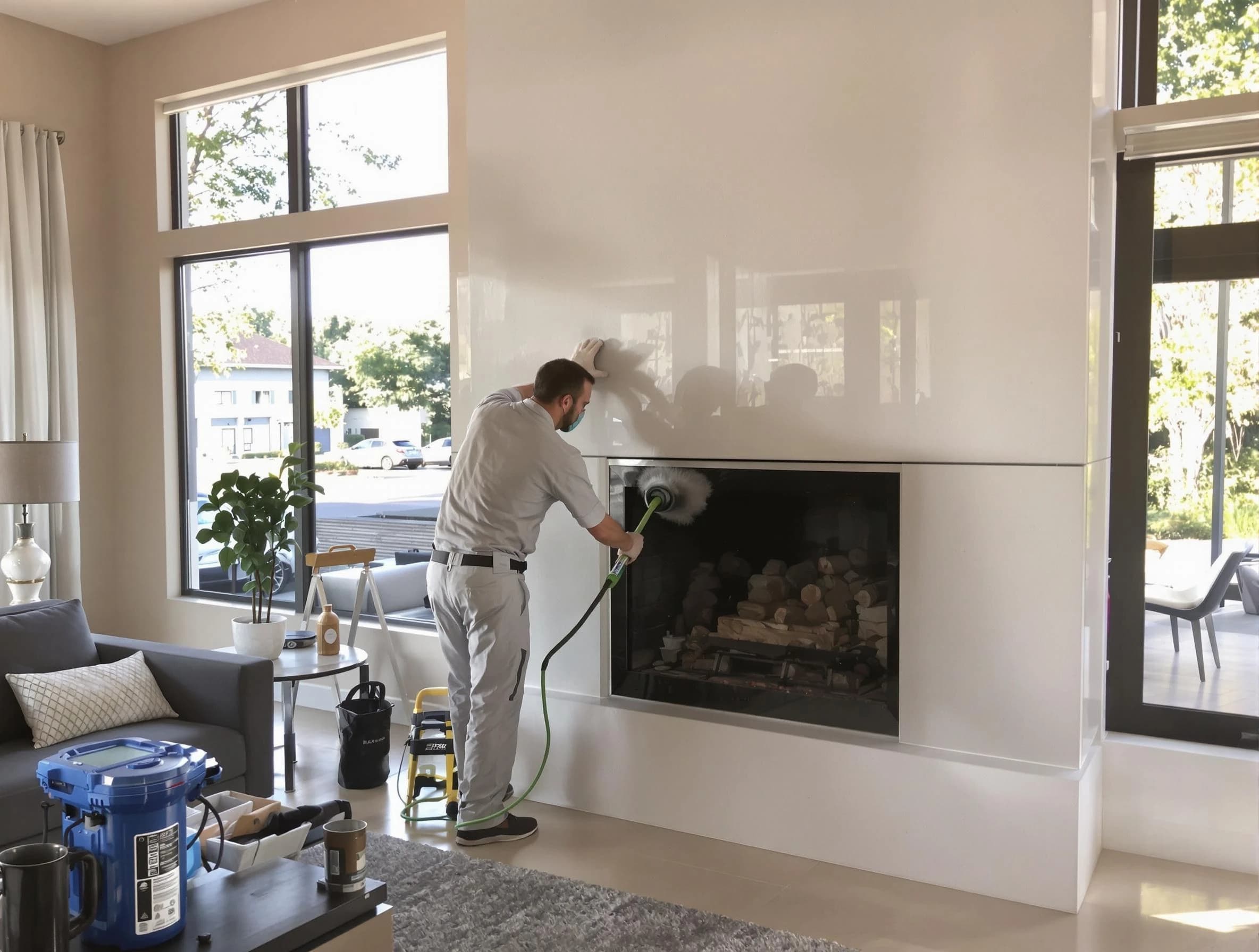 West Haven Chimney Sweep performing thorough soot removal in West Haven, UT