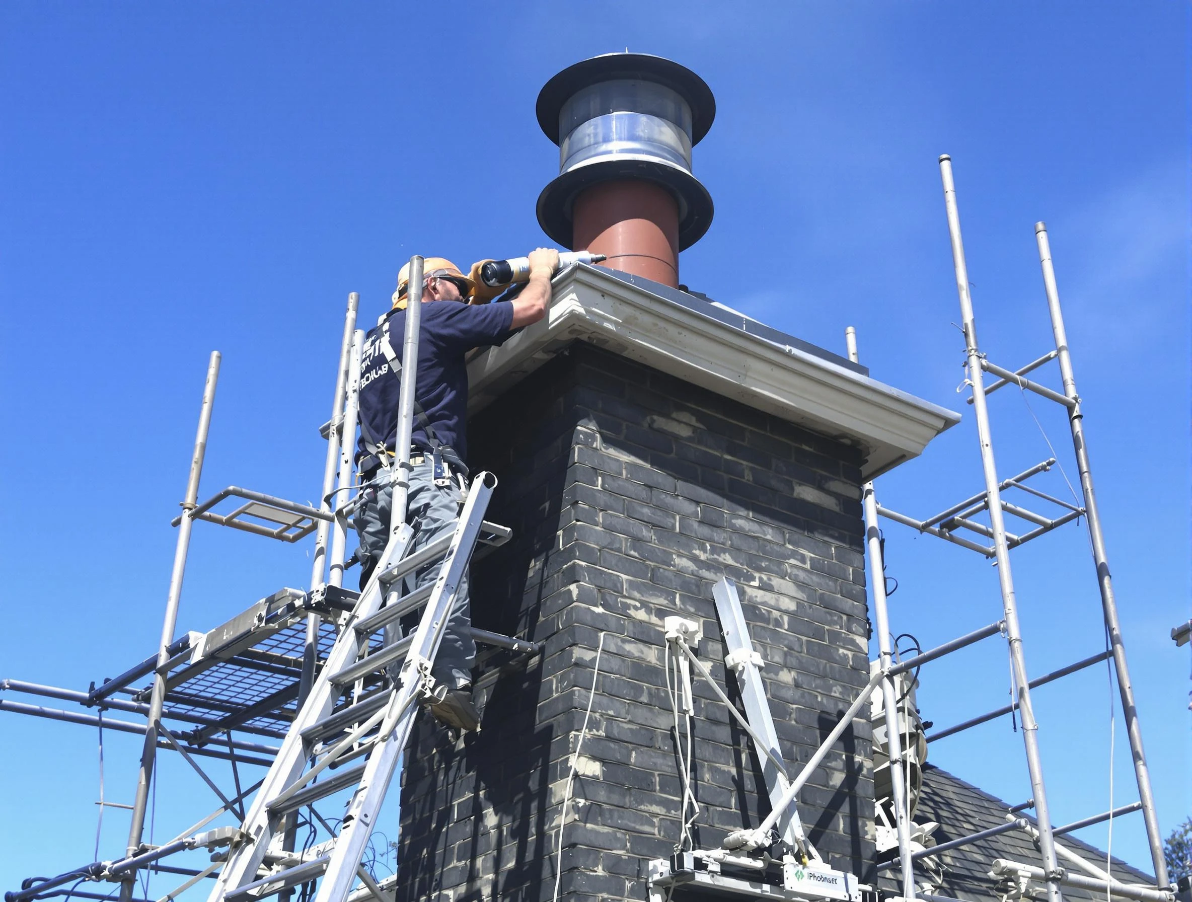 Sturdy chimney crown finished by West Haven Chimney Sweep in West Haven, UT
