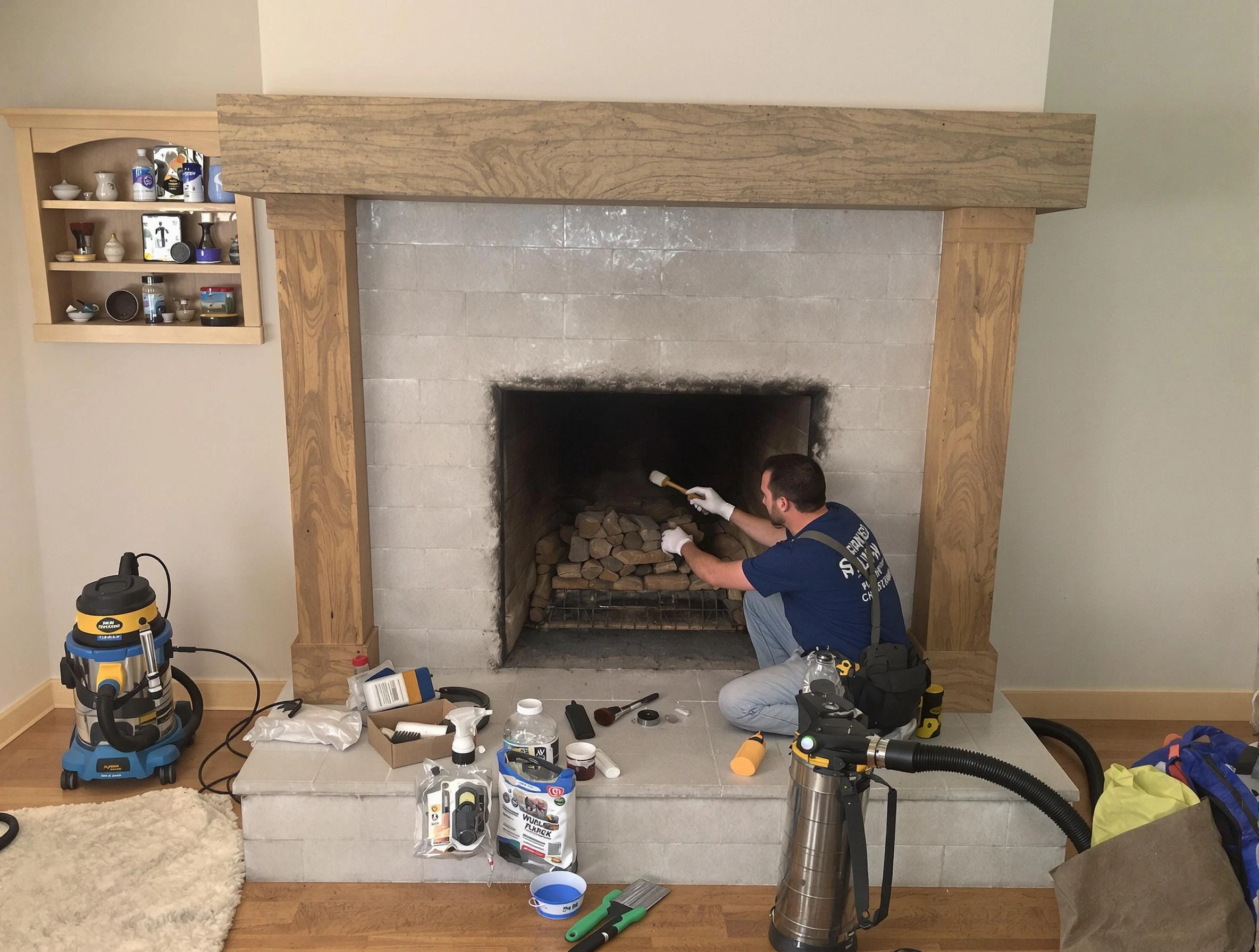 Detailed creosote removal process by West Haven Chimney Sweep in West Haven, UT