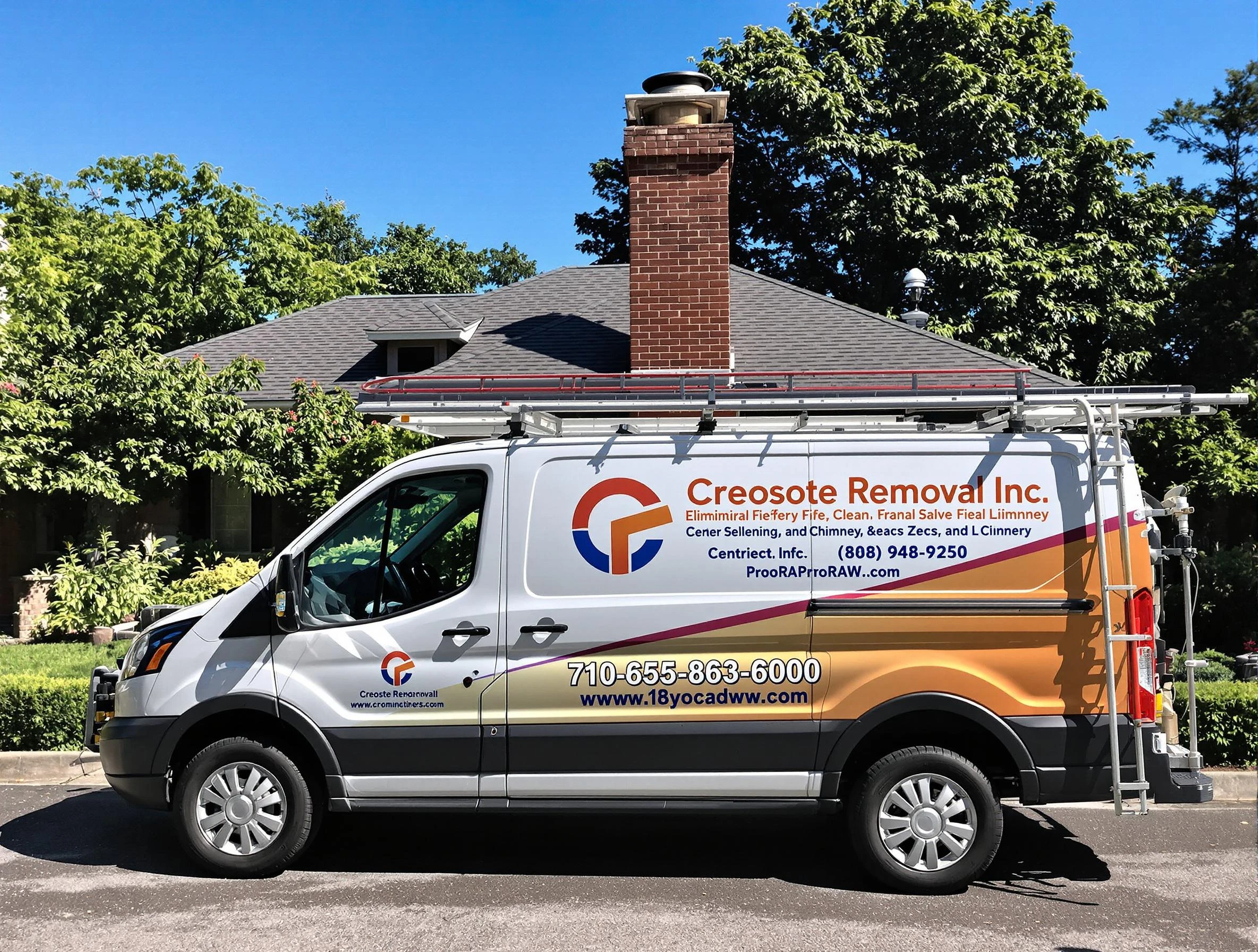 West Haven Chimney Sweep technician removing creosote safely in West Haven, UT